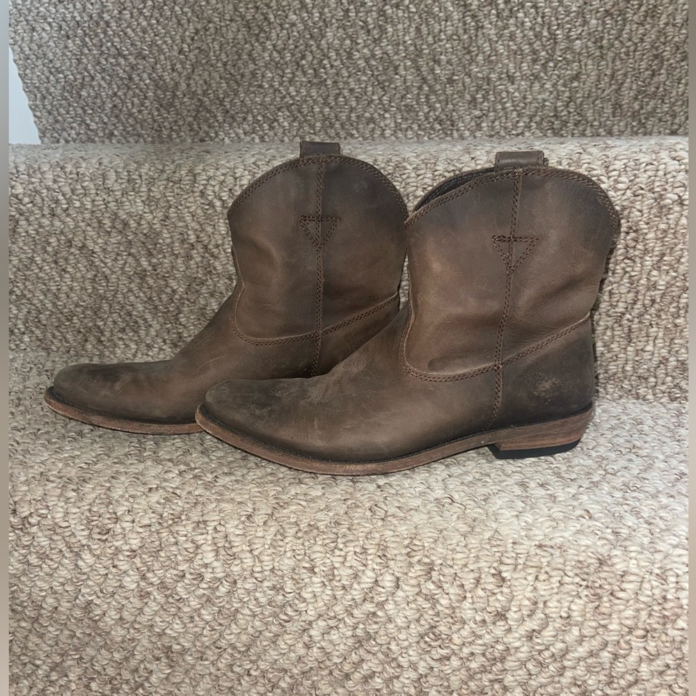 Liberty Black Ankle Cowboy Booties